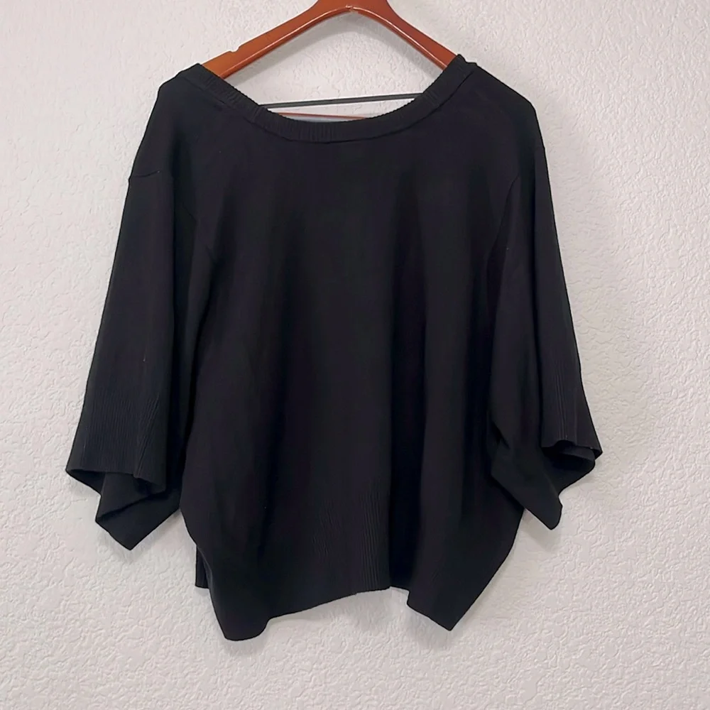 Torrid Black Shrug Crop Cardigan